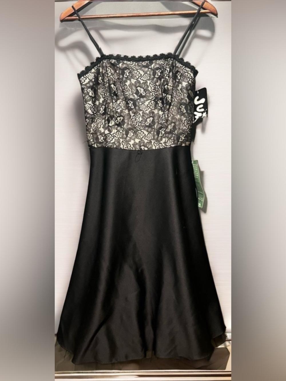 Vintage 90s Jump Apparel brand babydoll formal cocktail dress